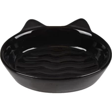 eetpot-kat-gizmo-keramisch-zwart-170ml-13cm