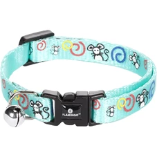 kattenhalsband-Ziggi-muismotief-turquoise-20-35cm-10mm
