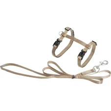 kattenharnas-lijn-Ziggi-beige-20-35cm-10mm