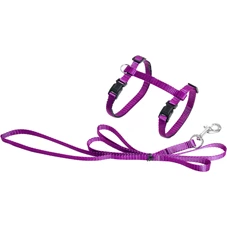 kattenharnas-lijn-Ziggi-roze-20-35cm-10mm