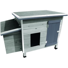 Kippenhok-Ginger-Cottage-kleur-taupe-afm-100x79x64cm